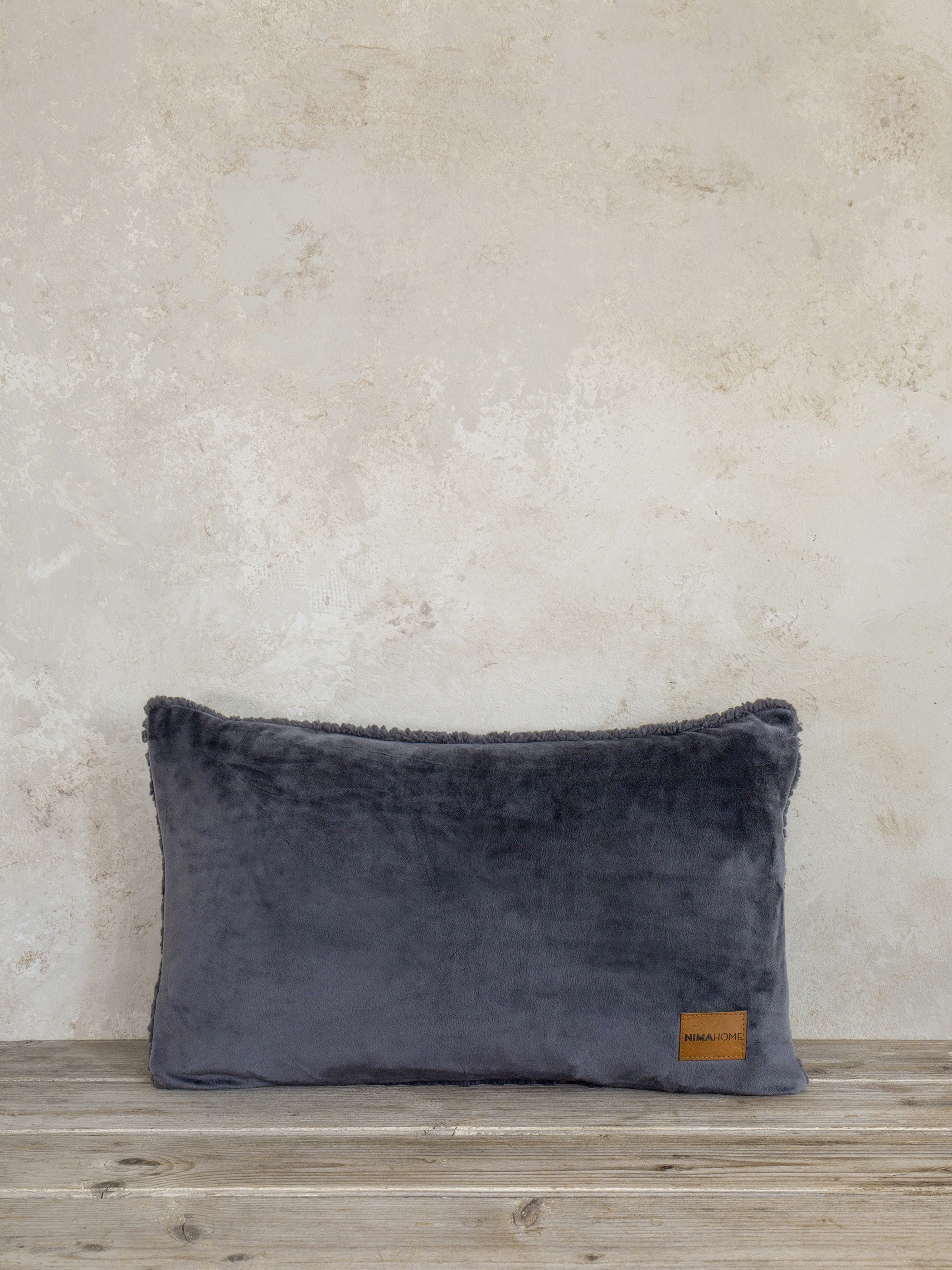 Διακοσμητικό Μαξιλάρι 30x50 Nima Nuan Dark Gray